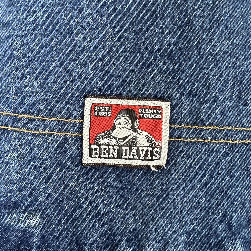Vintage Ben Davis Carpenter Jeans Mens 44* Blue Medium Wash Workwear Denim - Picture 6 of 10